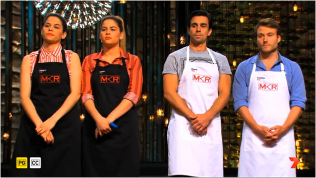 MKR Helena and Vikki, Harry and Christo Elimination