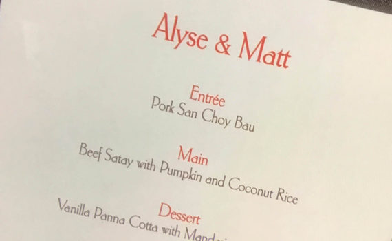 Alyse and Matt Instant Restaurant Scores